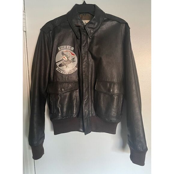 Vintage L.L.Been Freeport , Maine Goatskin  Wool bumper jacket Size 40/ M - Picture 1 of 8